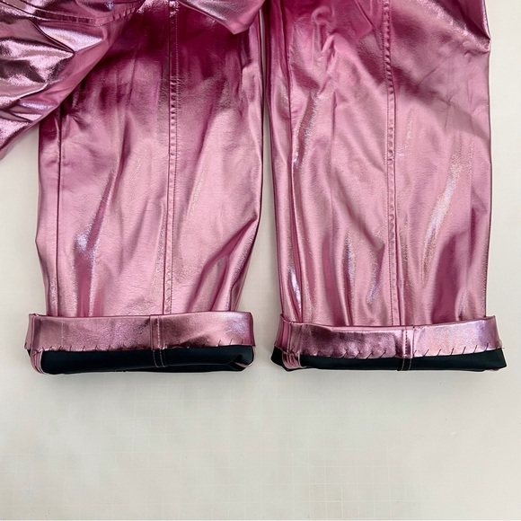 Song of Style Masha Pant in Metallic Pink Size S - Picture 8 of 13